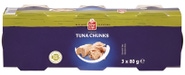 Fine Life Tuňák kousky v olivovém oleji 3 x 80 g
