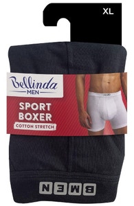 Bellinda Sport Boxer pánské boxerky černé, vel. XL