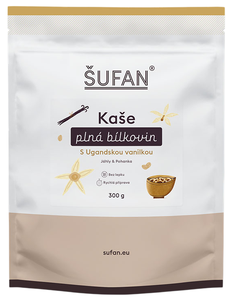 Šufan Kaše plná bílkovin, s Ugandskou vanilkou