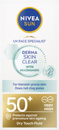 Nivea SUN Derma Skin Care pleťový krém na opalování OF50