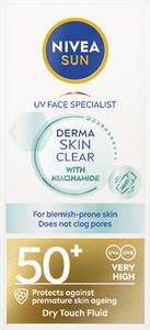 Nivea SUN Derma Skin Care pleťový krém na opalování OF50