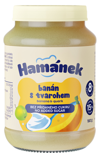 Hamánek Banán s tvarohem