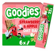 Goodies Ovesné tyčinky jahoda a jablko (6x 23 g)