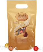 Lindt Bonboniéra Lindor Megabalení čokoládových pralinek zlatý mix