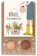 Blossombs Semínkové bomby - Drobný dáreček - Děkuji, že mi pomáháte růst