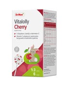 Dr.Max Vitalolly Cherry s lišejníkem, šalvějí a vitaminem C 6 lízátek