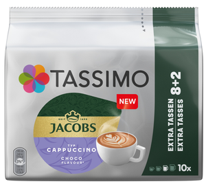 Tassimo Cappucino Choco kapsle kávové 10 ks