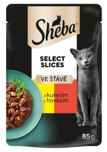 Sheba kapsa s kuřecím a hovězím ve šťávě