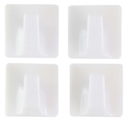 Toro Háček samolepící plastový hranatý, 3x3cm, plast