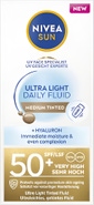 Nivea Sun Face Invisible Ultra Light Daily Fluid Tinted Medium