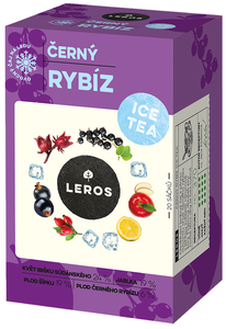 Leros Čajový dýchánek Černý rybíz Ice Tea 