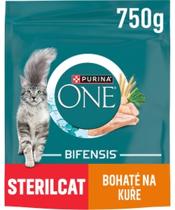 Purina ONE Bifensis Sterilised granule pro kočky, kuře