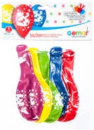 Gemar Balónek nafukovací 30cm "3" mix barev