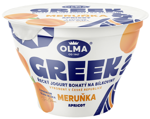 Olma GREEK jogurt meruňka 