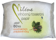Miléne Vlhčený toaletní papír s extraktem z dubové kůry