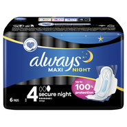 Always Vložky Maxi Secure Night