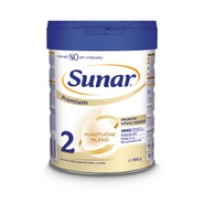 Sunar Premium 2 HMO, pokračovací mléčná kojenecká výživa od uk. 6. měsíce