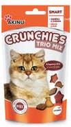 Akinu CRUNCHIES TRIO MIX pro kočky