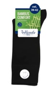 Bellinda Bambus Comfort pánské ponožky černé, vel. 39-42