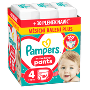 Pampers Plenkové kalhotky, vel. 4 (9-15 kg)