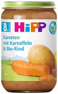 HiPP BIO Brambory, zelenina a hovězí maso