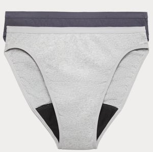 Marks & Spencer Menstruační kalhotky, barva:šedá Velikost:12 