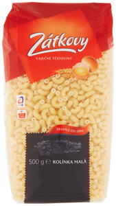 Zátkovy vaječné těstoviny Kolínka malá