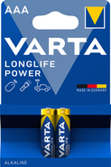 Varta Baterie Longlife Power AAA LR3 mikrotužkové 2 ks