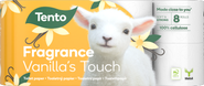 Tento Toaletní papír Vanilla's Touch 3vrstvý, 8 rolí