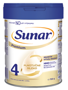 Sunar Premium 4 HMO, mléčná výživa pro malé děti  od uk. 24. měsíce