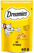 Dreamies Polštářky se sýrem doplňkové krmivo pro kočky a koťata