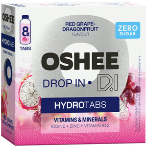 Oshee Drop in Hydro Tabs Zero Vitamíny+Minerály 