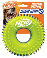 Nerf Dog Pískací kruh se spiky, 15 cm