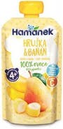 Hamánek 100% ovoce Hruška, banán