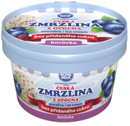Bohemilk Česká zmrzlina z Opočna bez přidaného cukru Borůvka