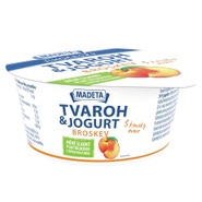 Madeta Tvaroh s jogurtem broskev