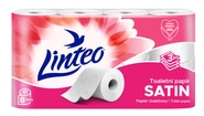 Linteo Toaletní papír SATIN 3vrstvý, 8 rolí