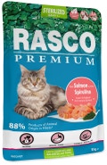 Rasco Premium Kapsička pro kastrované kočky - losos se spirulinou