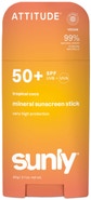 Attitude Minerální opalovací krém Sunly SPF 50 s vůní tropického kokosu