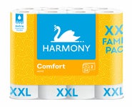 Harmony Comfort White Family pack Toaletní papír, 2vrstvý, 24 rolí