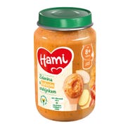 Hami Zelenina se šťavnatým kuřecím stehýnkem 8m+