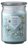Emocio Pure Love vonná svíčka, sklo (93 x 142 mm) se skleněným víčkem 