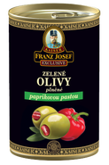 Franz Josef Kaiser Zelené olivy ve slaném nálevu s pálivou paprikovou pastou