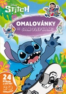 JIRI MODELS Omalovánky A4 se samolepkami Lilo & Stitch