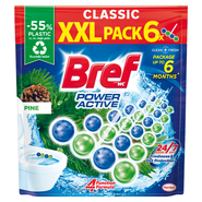 Bref Power Active Pine tuhý WC blok (6x 50 g)
