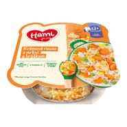 Hami Talířek Krémové rizoto s mrkví a hráškem 12m+
