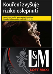 L&M LOFT MAXI True Black SLI 38´s