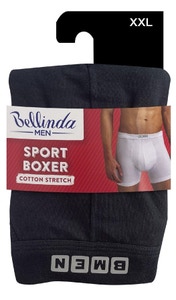 Bellinda Sport Boxer pánské boxerky černé, vel. XXL