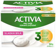 Activia Probiotický jogurt bílý slazený 8x120g