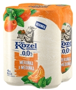 Velkopopovický Kozel Nealkoholické pivo Meruňka a&nbsp;Meduňka 4x500ml